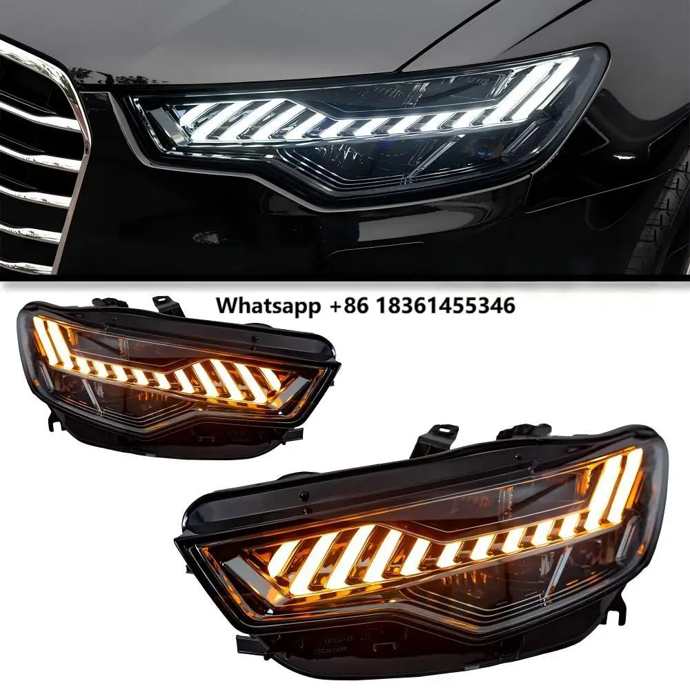 

A6 C7 2012-2015 Headlamp Upgrade to RS Style RS6 Headlight Assembly Modified Headlight Car Accessories