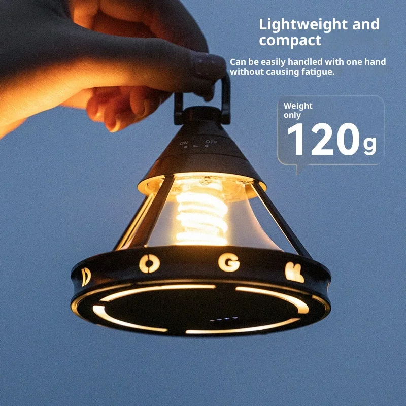 BLACKDOG الضوء المحيط المحمولة في الهواء الطلق إضاءة طويلة العمر الضوء المحيط خفيفة الوزن للغاية التخييم IP44 مقاوم للماء