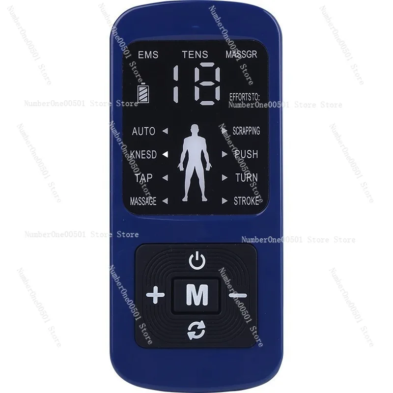 

Бытовой цветной экран с двойным отверстием, электронный импульсный цифровой меридианный массажер, низкочастотный физиотерапевтический инструмент