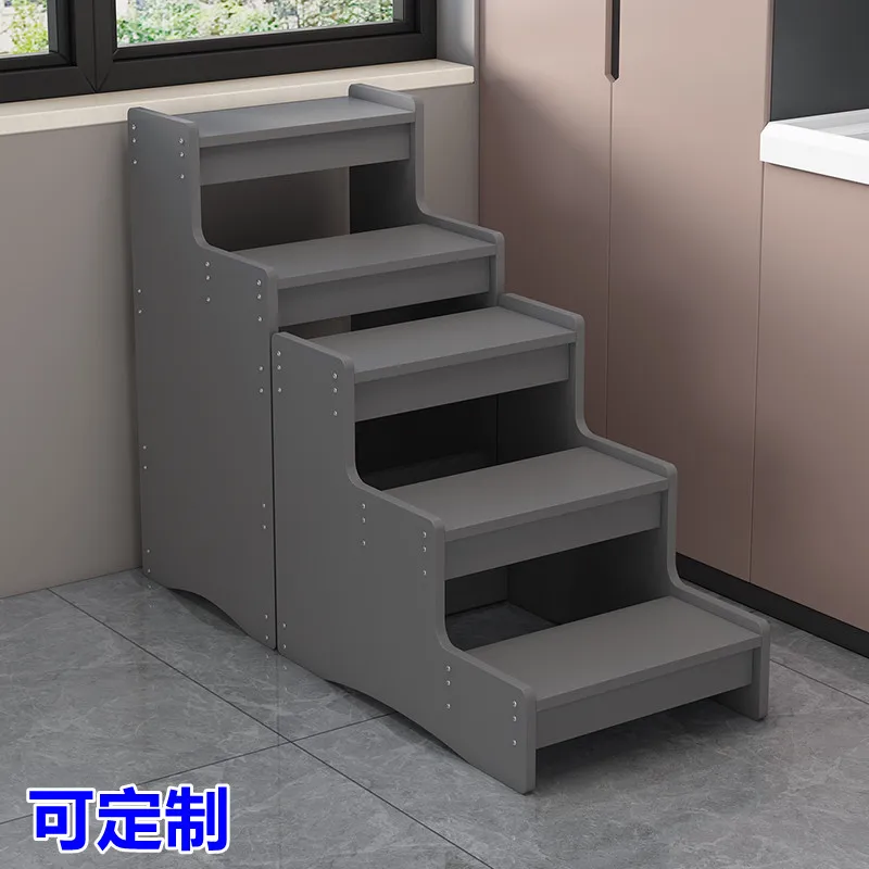 Stairs, household stairs, two-step, three-step, dual-use items, climbing stairs, footstool, floating window, climbing stairs