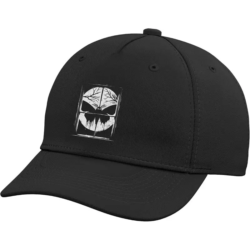 Mothman Window Peeking - Creepy Moth Halloween Costume Adjustable Baseball Hat