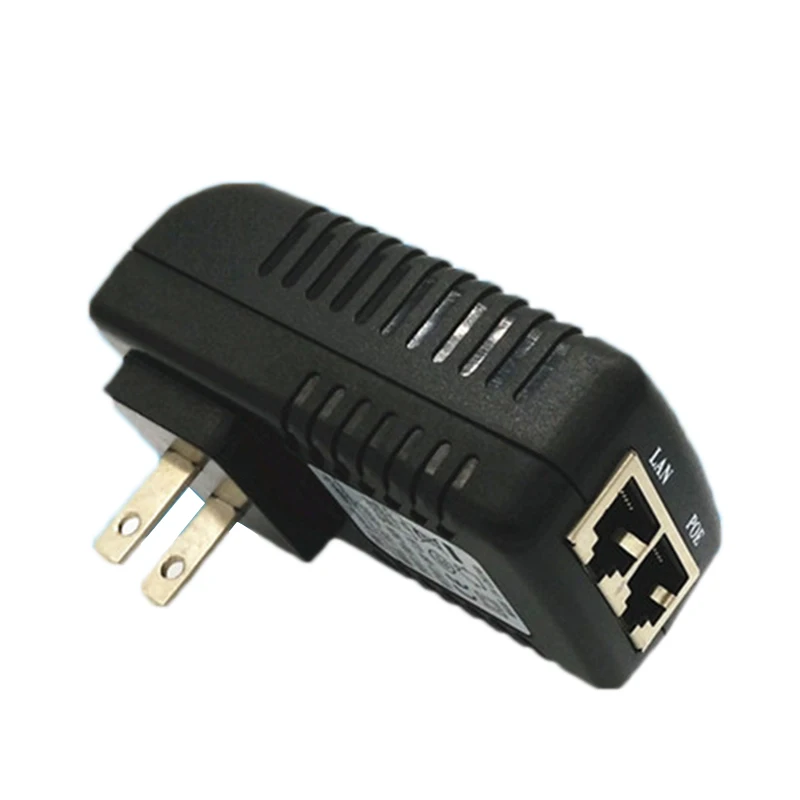 1 ~ 8PCS iniettore 48V 12V EU US UK Plug per telecamera IP POE Power Ethernet Adapter telecamera CCTV
