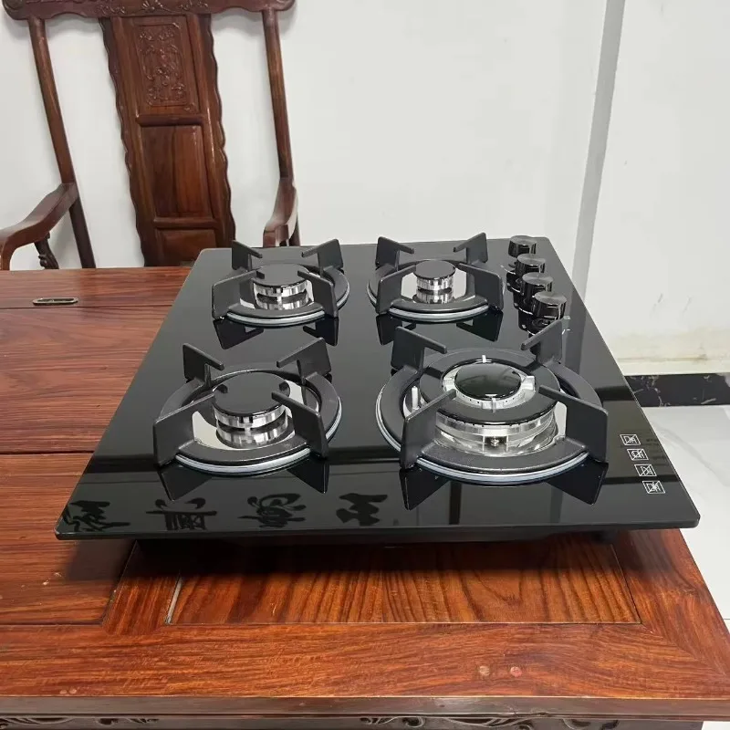 Gas Hob 2/3/4/5/Heads Built In LPG Gas Cooker Ceramic Hob 600mm 2/3/4/5 Burners Gas