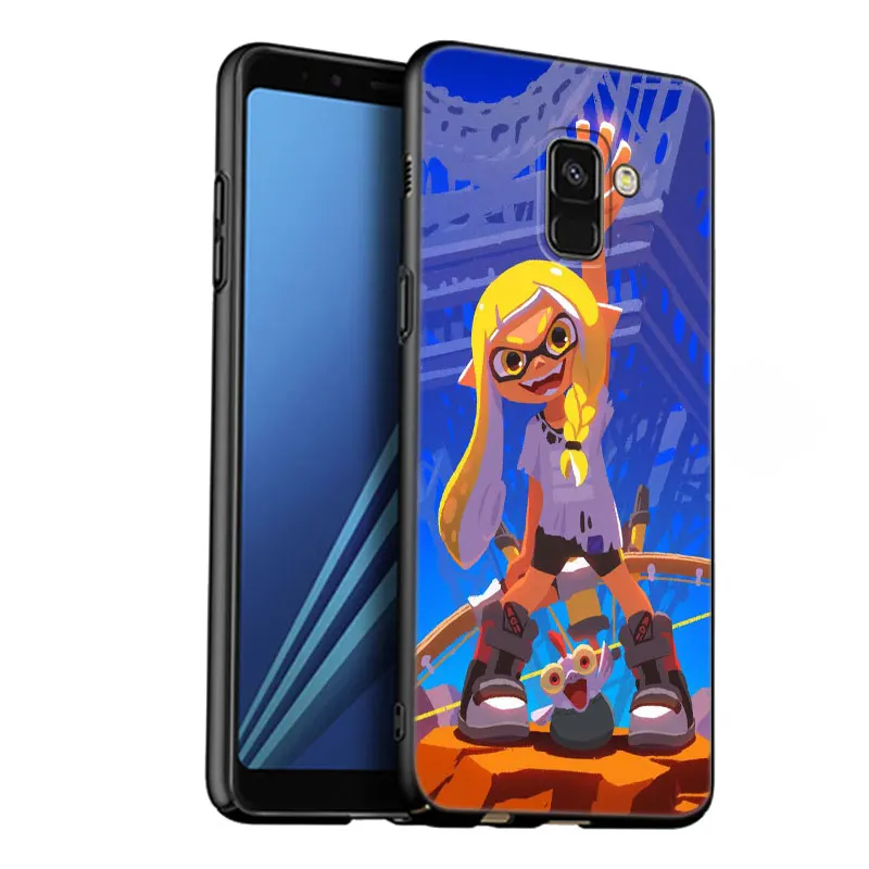 Video Game Splatoon Phone Case For Samsung Galaxy A01 A03 Core A04 E A02 A05 A10 A20 A21 A30 A50 S A6 A8 Plus A7 Black Cover