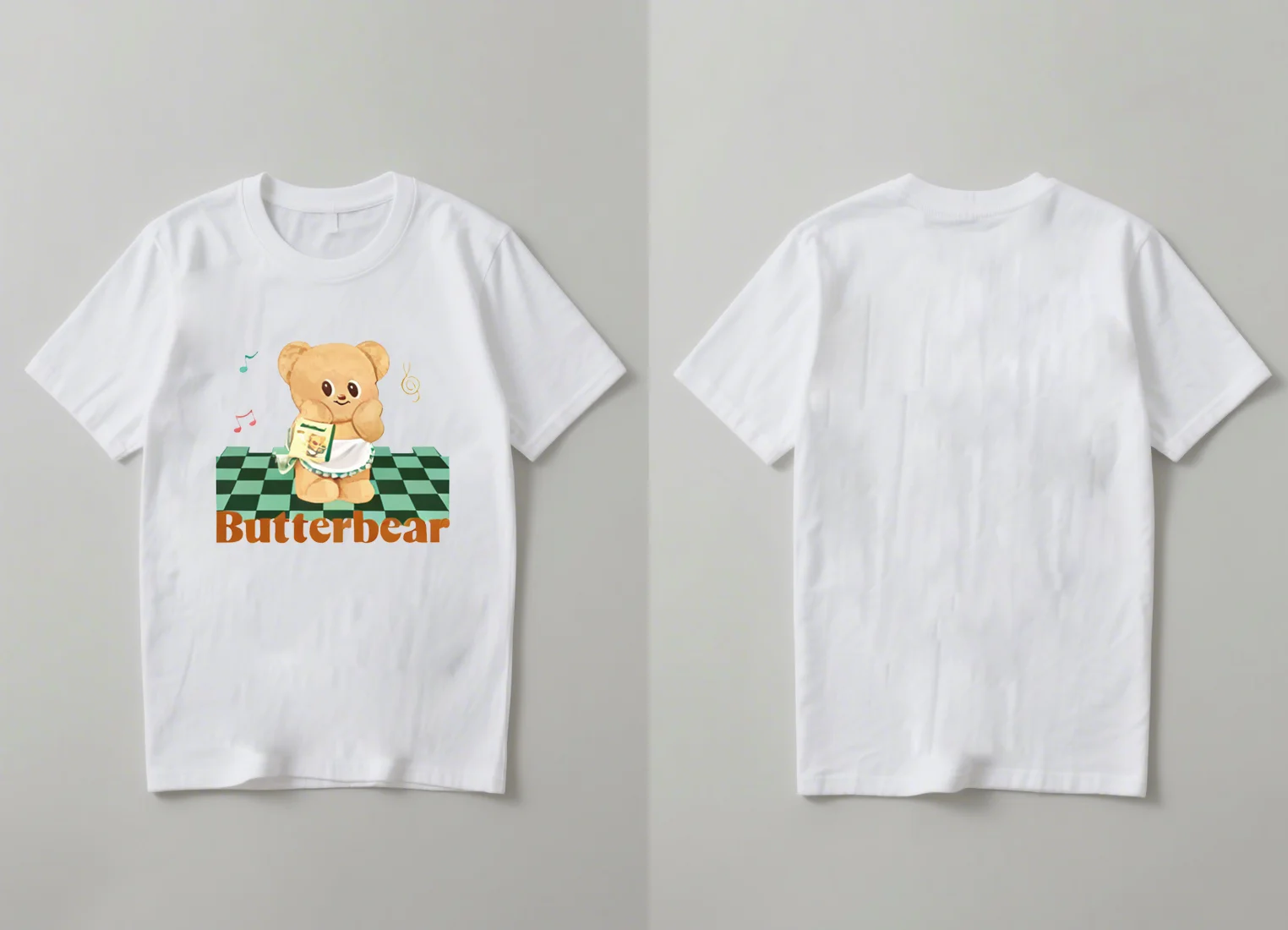 A mais recente camiseta elegante e fofa com estampa de urso para homens e mulheres com um top casual com gola redonda em 2025