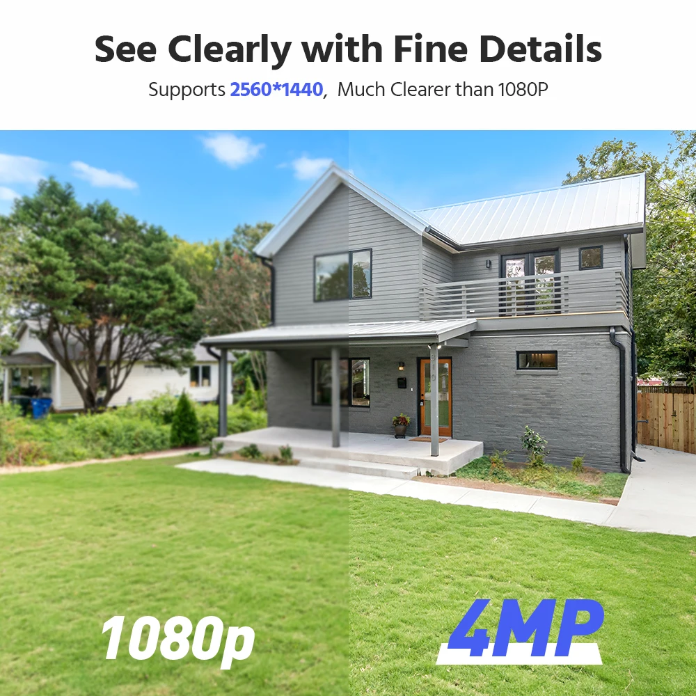 Cámara Solar Annke inalámbrica PT de 4MP, 16 canales NVR, 2,4G y 5,8G, cámara de seguridad de doble banda, sistema de cámara inalámbrica con batería Solar integrada