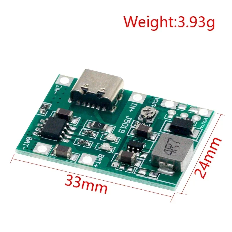 Lithium Li-ion 18650 3.7V 4.2V Battery Charger Board DC-DC Step Up Boost Module