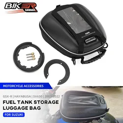 For SUZUKI Motorcycle Bag Fuel Tank Luggage GSXR600 GSR GSXS 600 750 1000 GSX SV 650 1250 1300R Saddle Waterproof Tanklock Bags