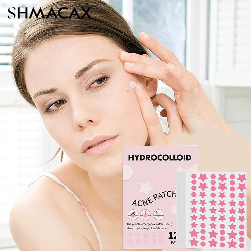 1200Pcs Invisible Acne Patches Removal Pimple Anti-Acne Hydrocolloid Star Spots Marks Concealer Repair Sticker Waterproof ﻿