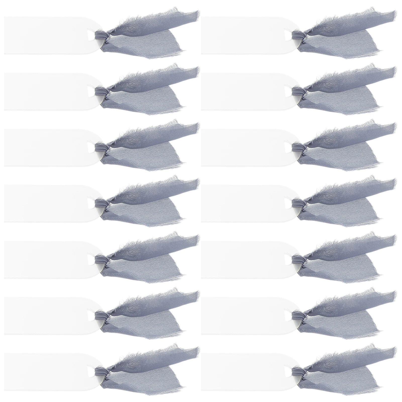 

50set 50 Sets Seating Tags Placecards For Table Acrylic Arch Design Ribbon Attached Place Cards Reserved Signs Table Signs