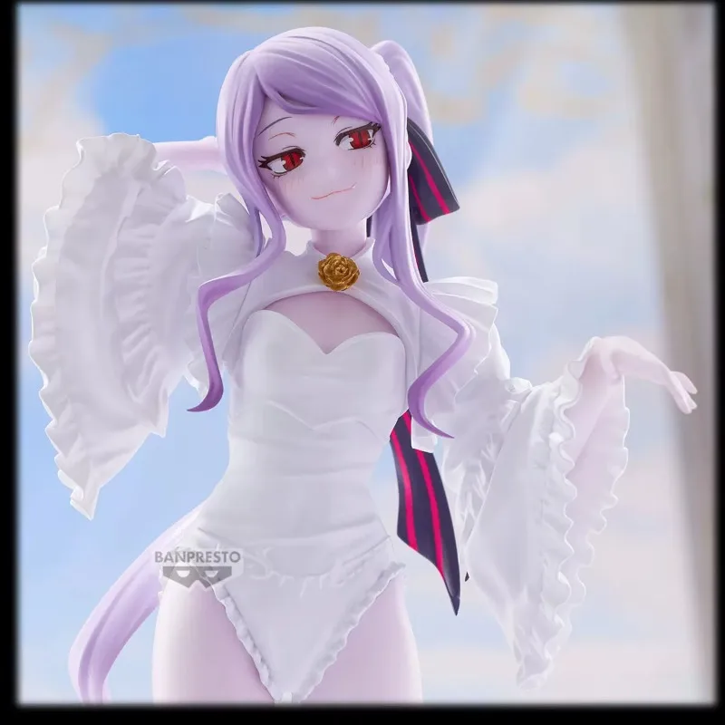Bandai Original BANPRESTO Overlord Shalltear Bloodfallen GLITTER&GLAMOURS SHALLTEAR WEDDING PVC Anime Actionfigur Modell Geschenke