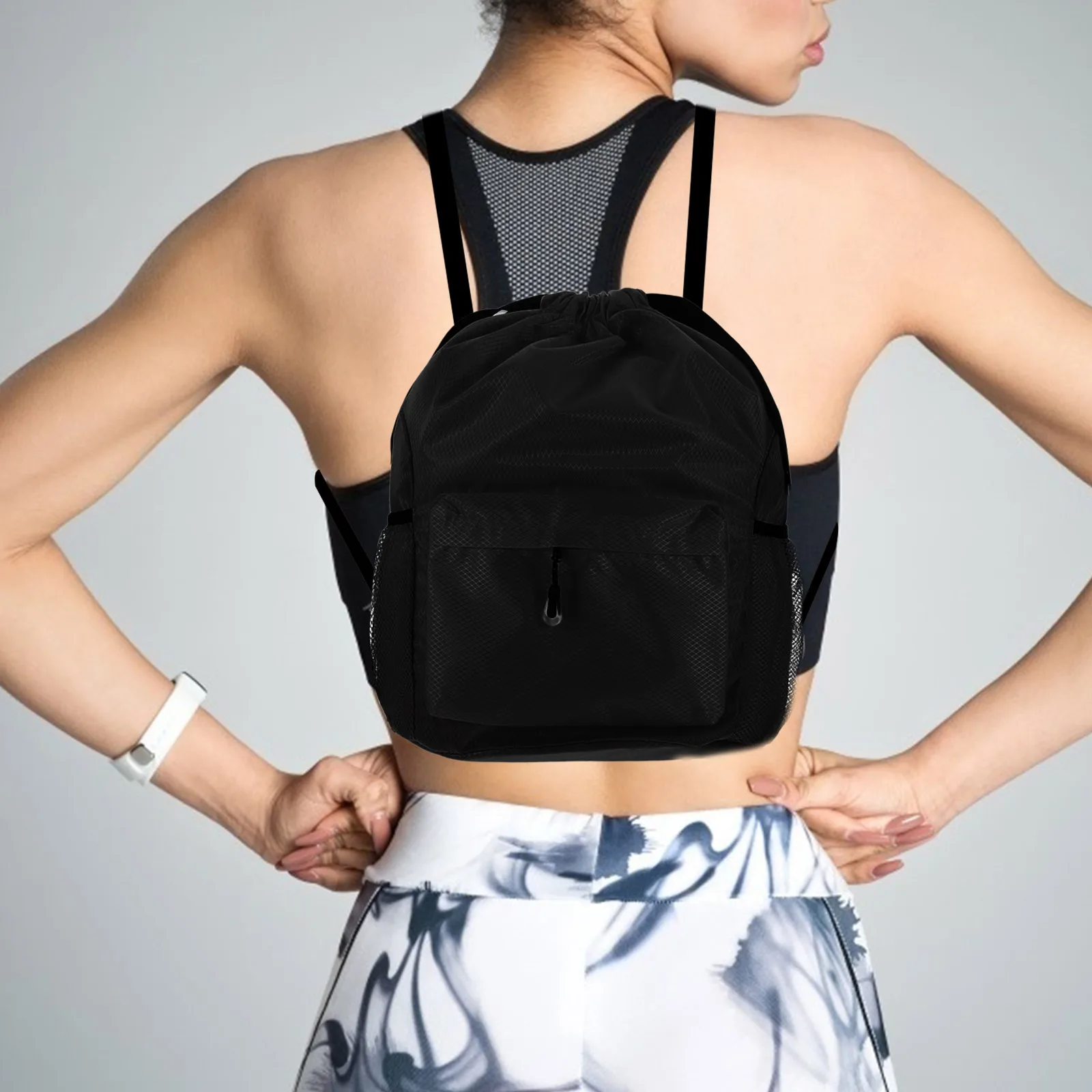 

Oxford Cloth Backpack Large Capacity Durable Gym Bag Kids Korean Football Equipment Polyester Travel Sling Drawstring Sports