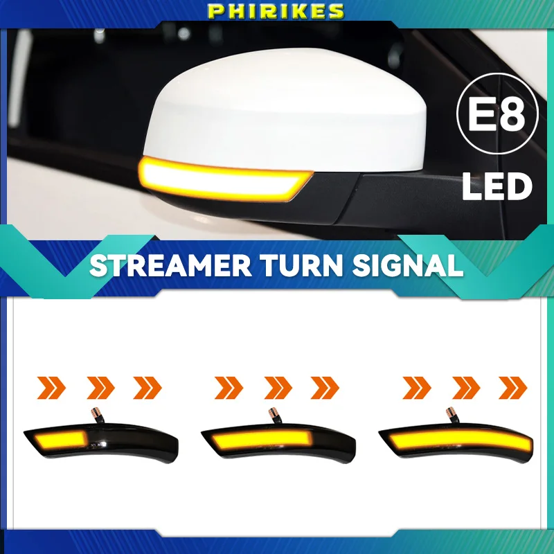 For Ford Focus 2 MK2 Focus 3 MK3 3.5 For Mondeo MK4 EU Dynamic Turn Signal Light Side Mirror Indicator Sequential Blinker Lamp