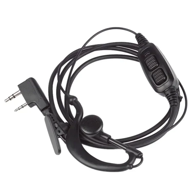 Pour BAOFENG uv-82 accessoires double PTT casque écouteur avec micro iler pour UV 82 UV82L UV-89 radio bidirectionnelle