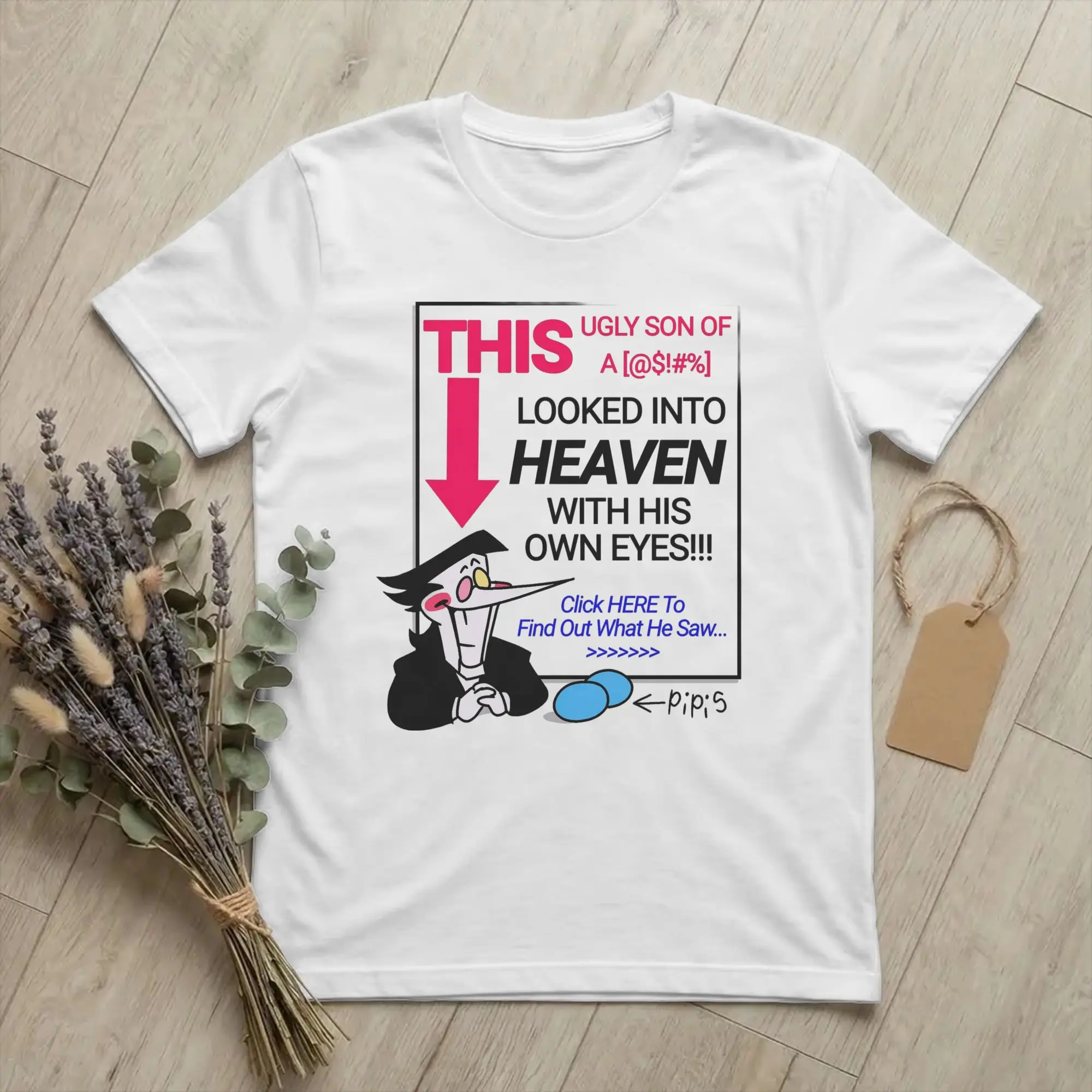 FIND OUT HIS SECRET spamton deltarune   Tshirt Men's Cotton Clothing Novelty  Round Neck Short Sleeve