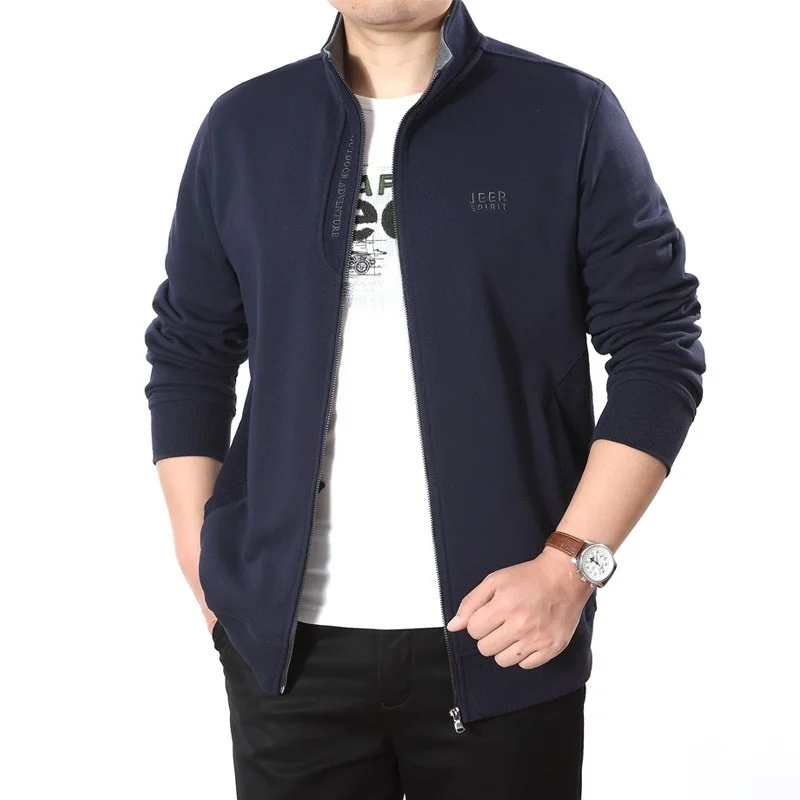 

Loose Men's Casual Hoodie Zipper Cardigan Jaet JP New Sle Large Size Sweatirt Comfortable Warm Spring Autumn Winter