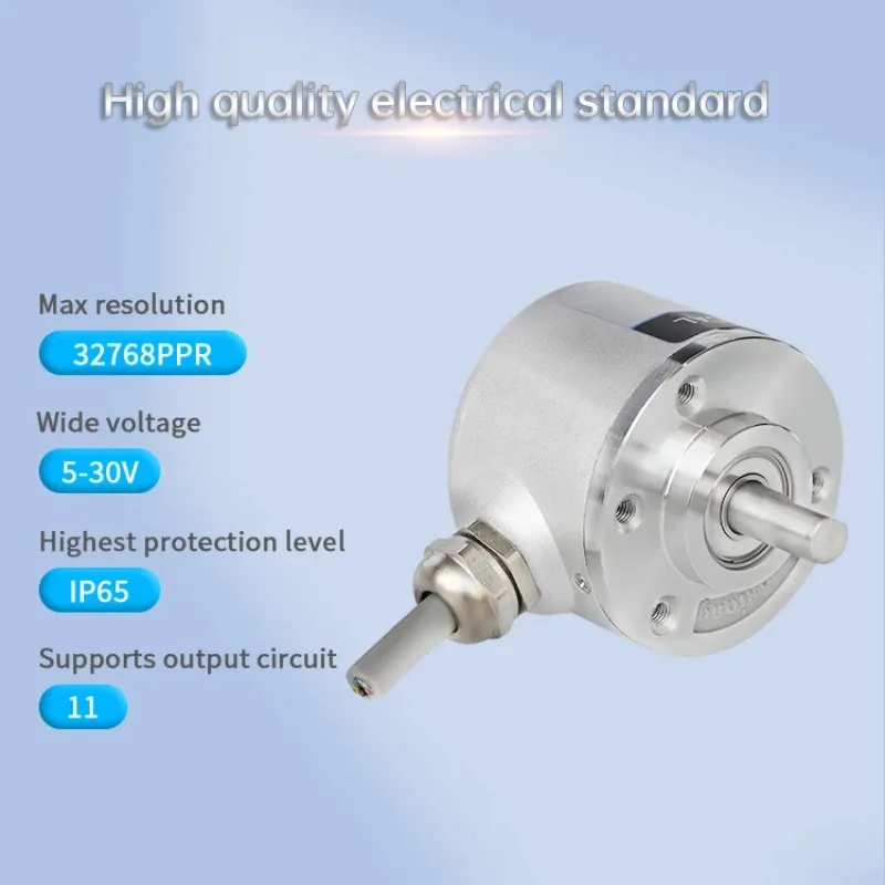 S38 Encoder 100/200/360/400/600/1000P/R DC 5v-24v 100P 200P 360P 600P 1000P Incremental rotary encoder AB 2-phase 6mm shaft(1pcs