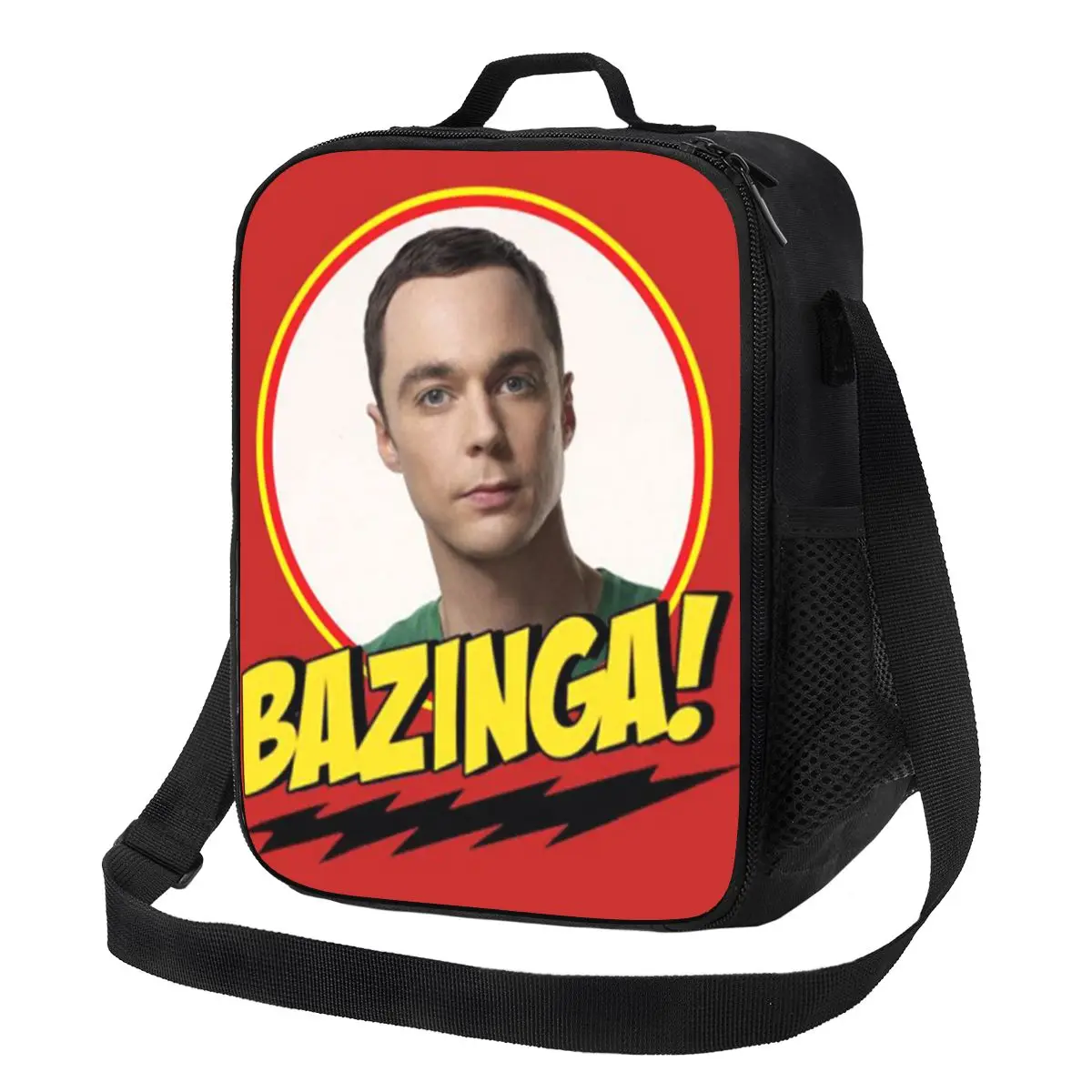 Bolsas de almuerzo Bazinga The Big Bang Theory, caja Bento aislada, bolsa de almuerzo portátil, bolsas de Picnic, bolsa térmica para mujer, estudiante, oficina