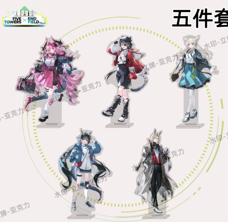 Japanese Anime Arknights Perlica Double-Sided Acrylic Stand Figure Model Plate Cosplay Collection Desktop Decor Gifts LX