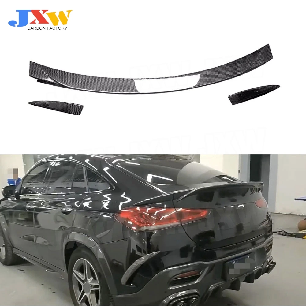 Carbon Fiber FRP Rear Trunk Lip Spoiler for Benz GLE Class C167 GLE350 GLE53 63 AMG Coupe 2020-2023 Boot Spoiler Wings Body Kits