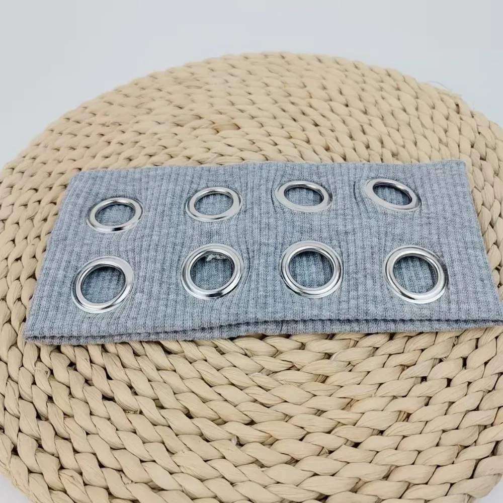 

Round Hole Hollow Headband Hollowed Out Elastic Stretchy Punk Headband Fabric Metal Sports Sweatband Hair Band Fashion Events