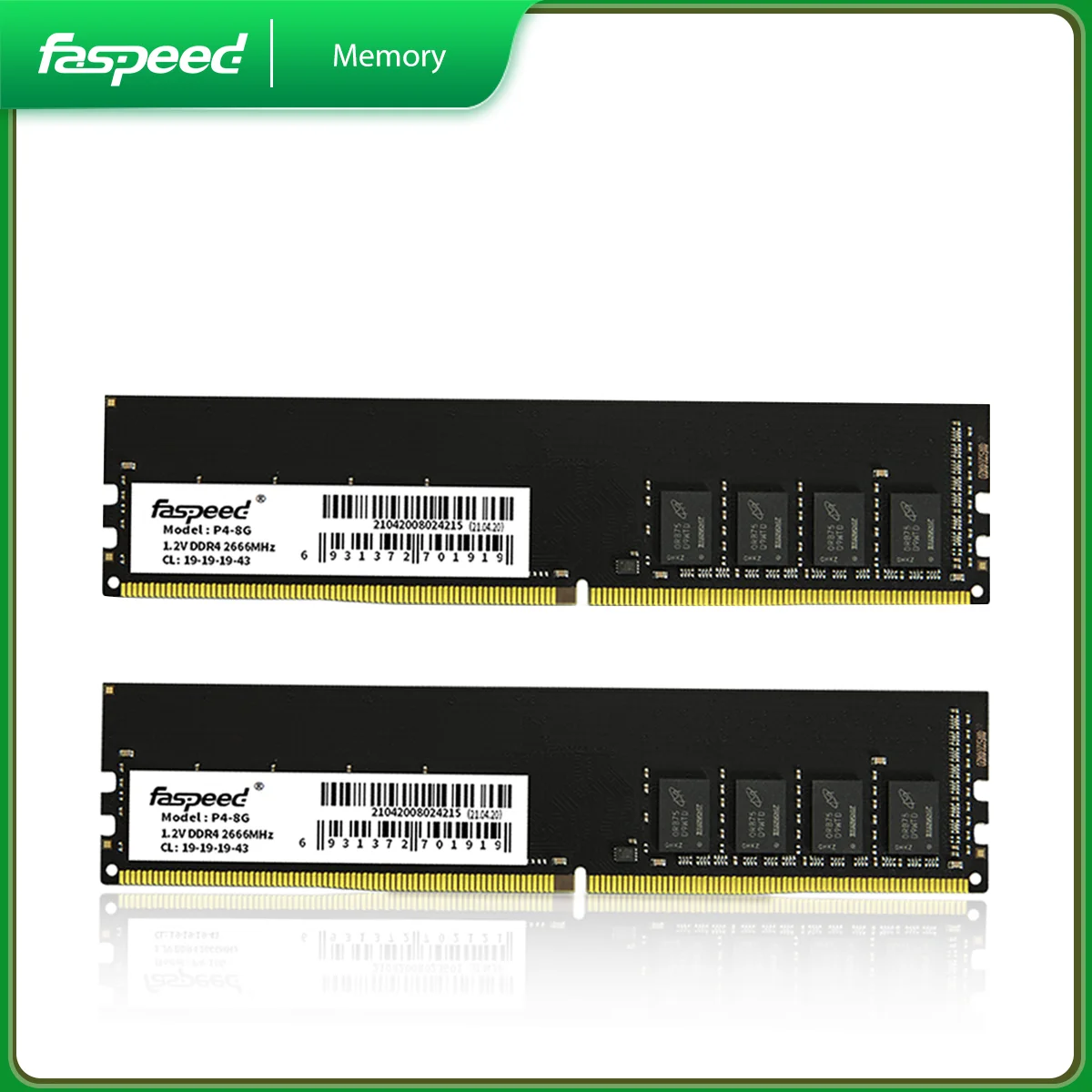 

Dual Channel DDR4 DIMM Memory 8GB 16GB 2666MHz Memoria Ram Ddr 4 1.2V Low Power Consumption and Universal RAM for PC Desktop