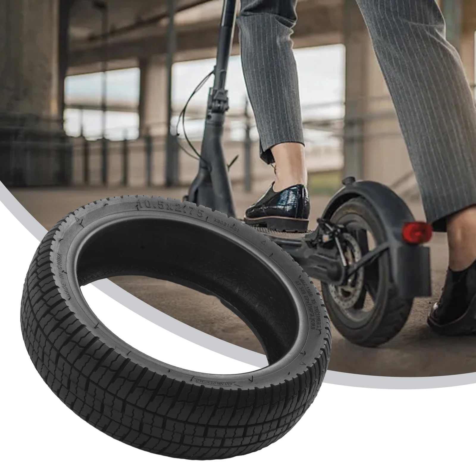 Tire Replacement Solution for Ninebot Electric for scooters 10 Inch Size Designed to Fit Models P65 P100 and P100s