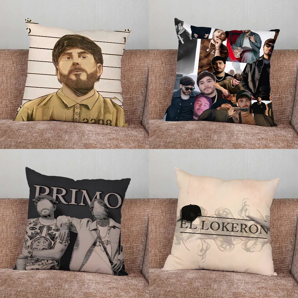 

Tito Double P EL Lokeron rap Pillow Case For Home Bedroom Car Office Decoration Living Room Sofa Cushion Cover Suitable