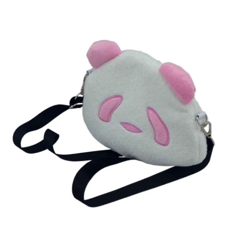 Cartoon Panda Plush Bag New Lambs Children's Messenger Bag Children's Gift Backpack Kawaii Bag Girl Handbag White Panda Bag