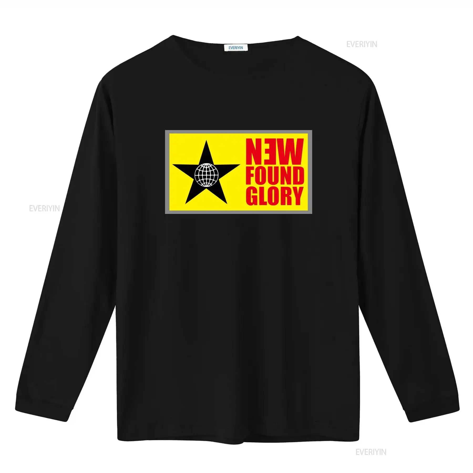 Vintage New Found Glory T Shirt Punk Rock Harcore with Star and Globe Print Blue Colour Large Size vintage Washed graphic