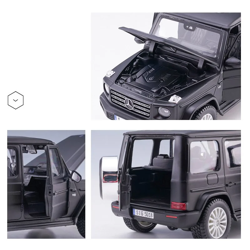 Maisto 1:24 Mercedes-Benz G-Class G500 SUV Alloy Car Model Diecasts Metal Toy Off-road Vehicles Car Model Simulation Kids Gifts