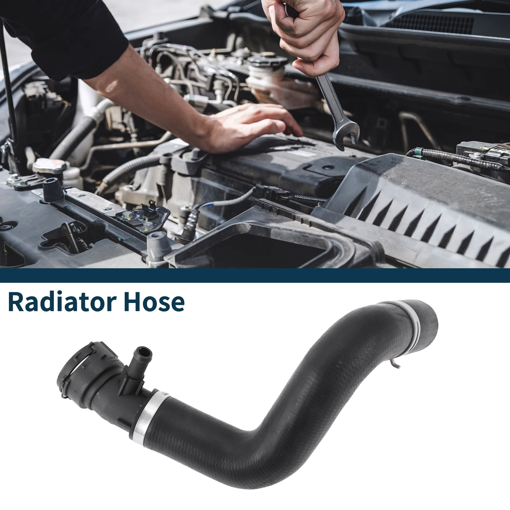 

UXCELL Radiator Hose for Land Rover Range Rover HSE Sport Utility 4.4L 2006-2009 No.PCH501720 Upper Coolant Water Hose