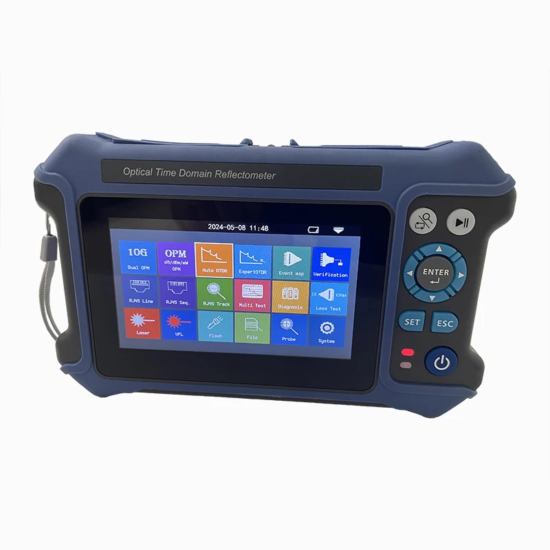 JW3302K 28dB/26dB SM 1310/1550nm OTDR Optical Time Domain Reflectometer 10G OPM VFL Optical Loss Test OTDR