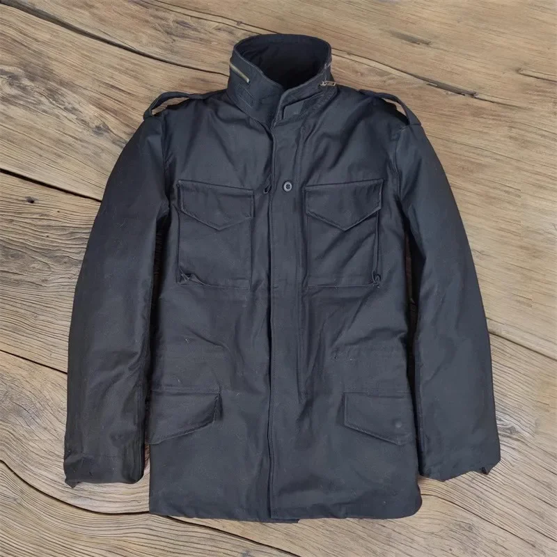 US Military M65 Field Tactical Jacket Windbreaker Men's Autumn Winter Windproof Warm Coat Detachable Cotton Liner Army Outerwear