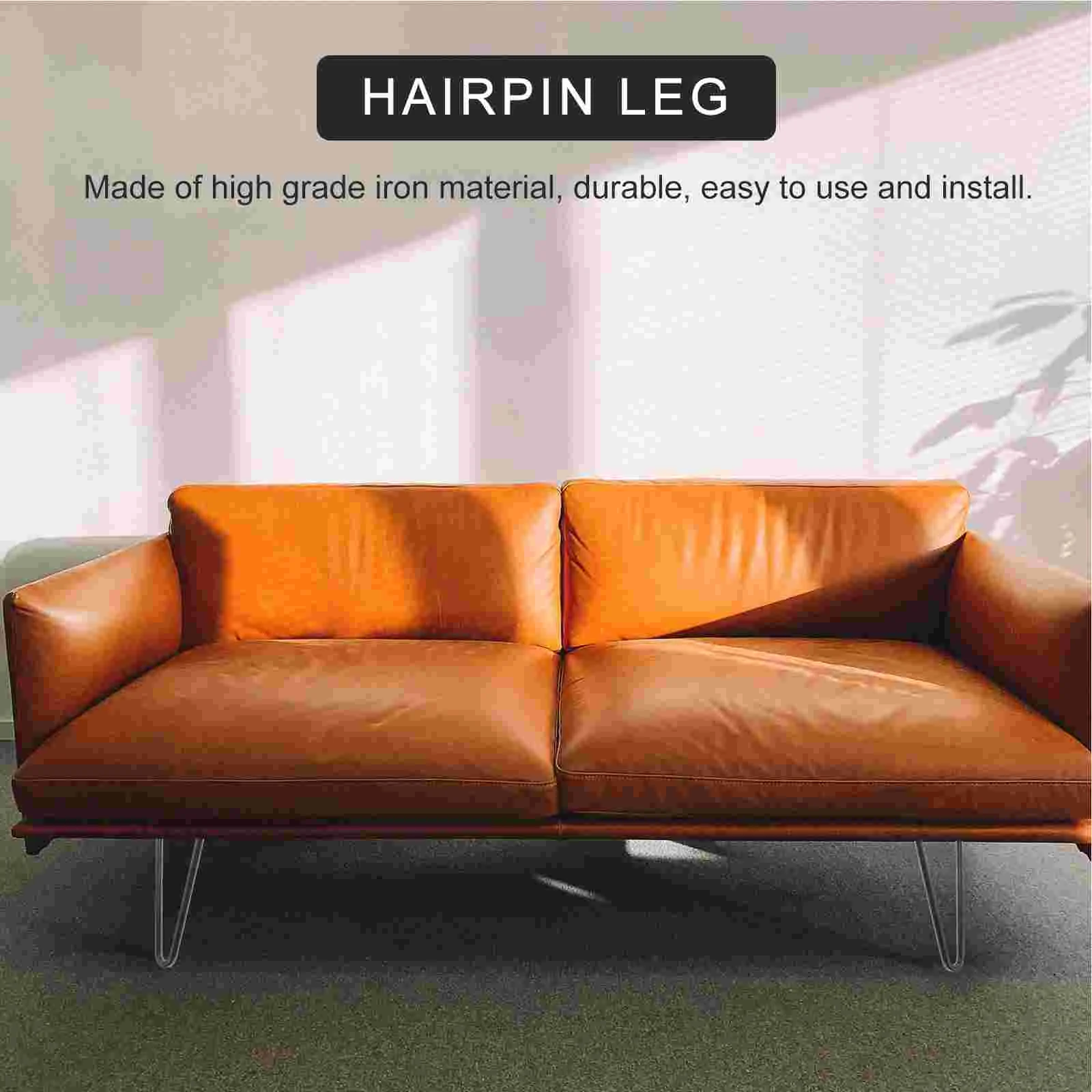 2 Pcs Bench Legs Hollow Table Base Furniture Coffee Computer Desk for Tables Iron