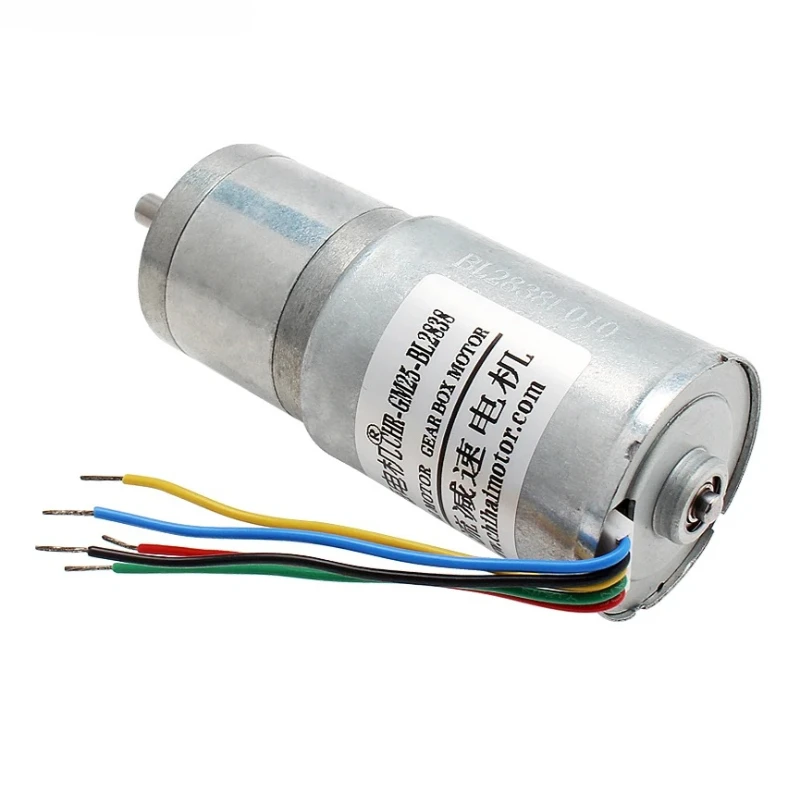 GM25BL2838 DC brushless speed reducer motor with metal teeth, 385 motor type, built-in drive