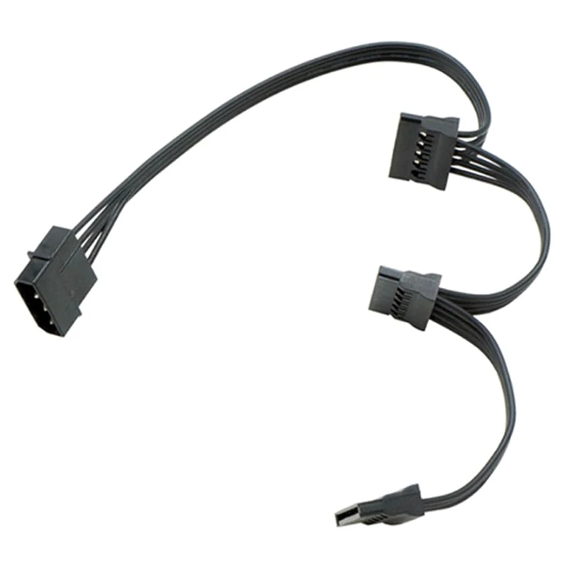 4Pin 1 Male To 3/4/5/6 Female Splitter Adapter SATA Power Hard Disk Extension Hard Drive Cable