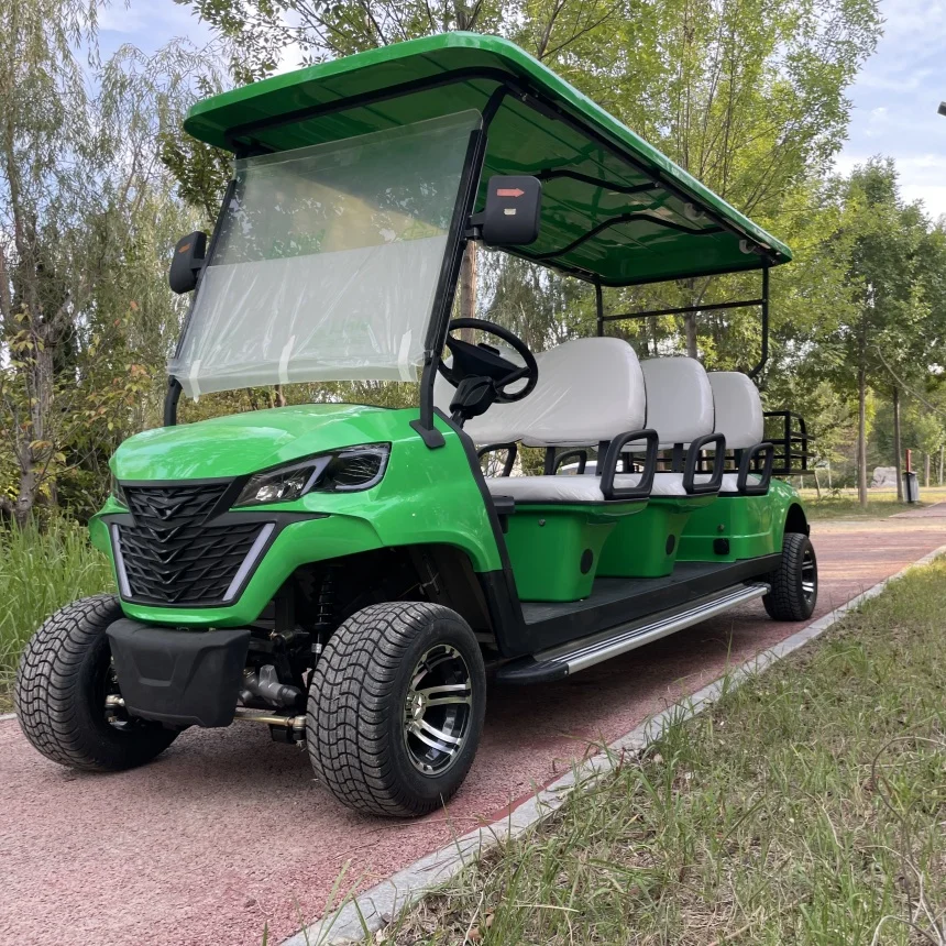 72V Lithium Battery Powered 4 6 8 Seat Electric Golf Cart Buggy ATV Car Wholesale And Retail New Energy Electric Four-Wheel Car