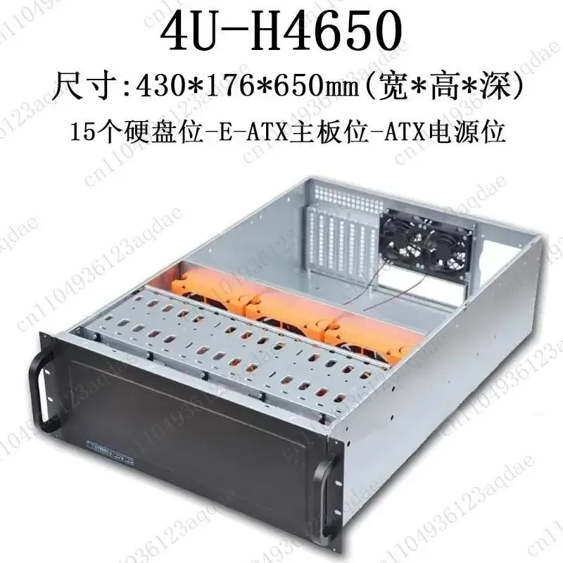 New4U Server Chassis 15 Hard Disk Bits 650mm1U2U Industrial Control Rack Storage Chassis