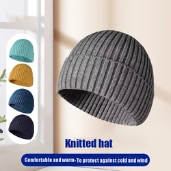 Winter thermal knit caps men's and women's all-purpose outdoor sport wind-resistant pullover caps comfortable soft hiking caps