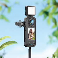 Protective Case Magnetic Quick Release Interface Action Camera Frame Expansion Bracket for Insta360 X5 Camera Accessories