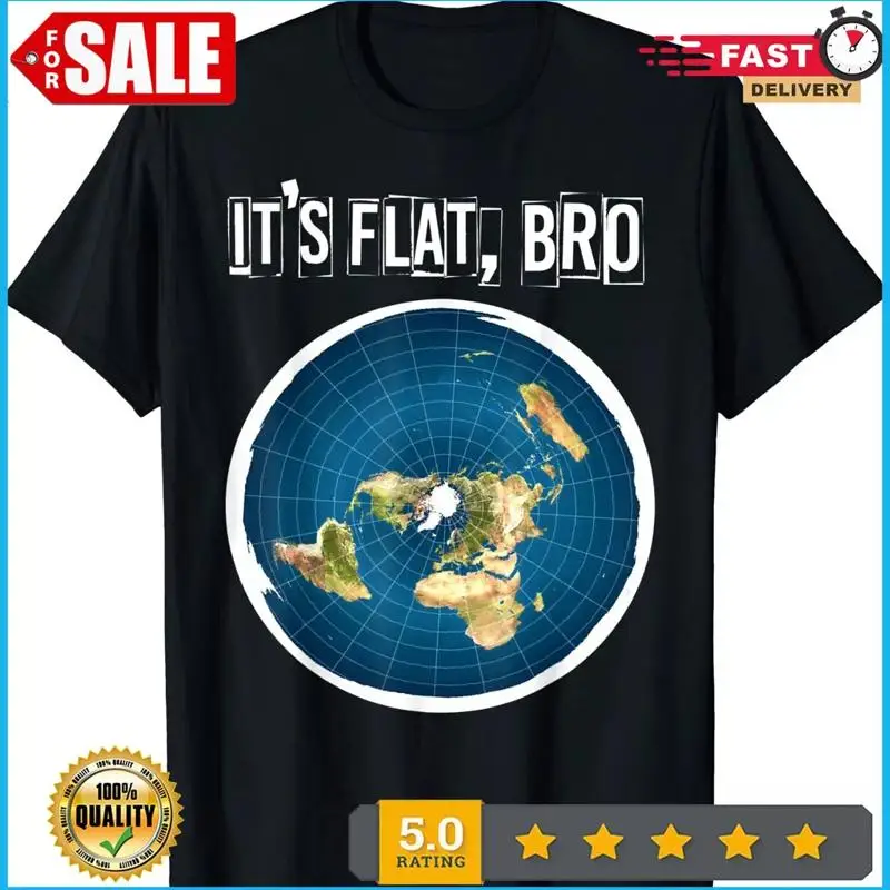

НОВАЯ ОГРАНИЧЕННАЯ футболка The Earth Is Flat BRO, отличная дизайнерская футболка