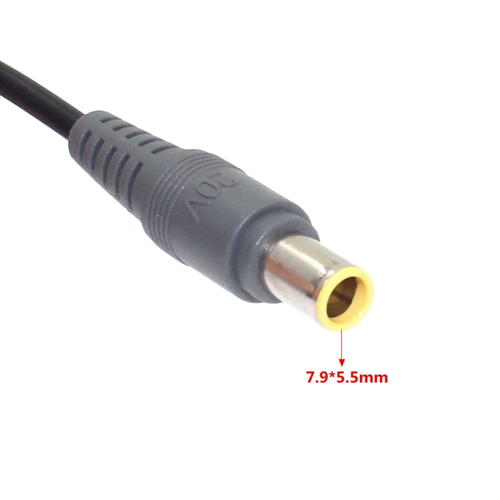DC 7.9*5.5mm Male Plug Power Jack Charger Connector Cable Cord For Lenovo Thinkpad E420 E430 T61 T60p Z60T T60 T420 T430 Laptop
