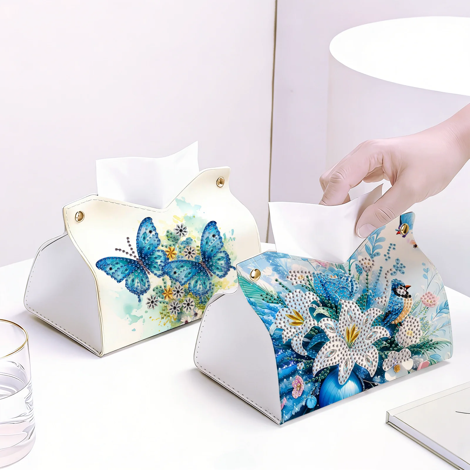 1 Buah Kotak Tisu Lukisan Berl - Pattern Tissue Paper ulasan dan harga