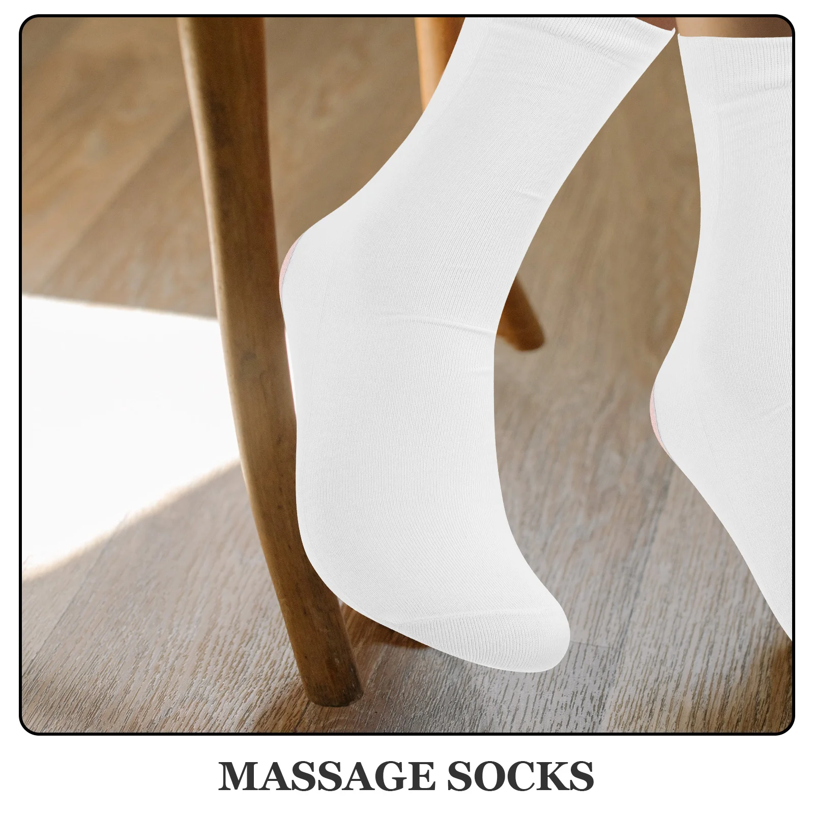 

1 set 1 Set Massage Socks Accupressure Reflexology Socks With Acupoint Chart Foot Reflexology Tools Set Soft Breathable Wearable