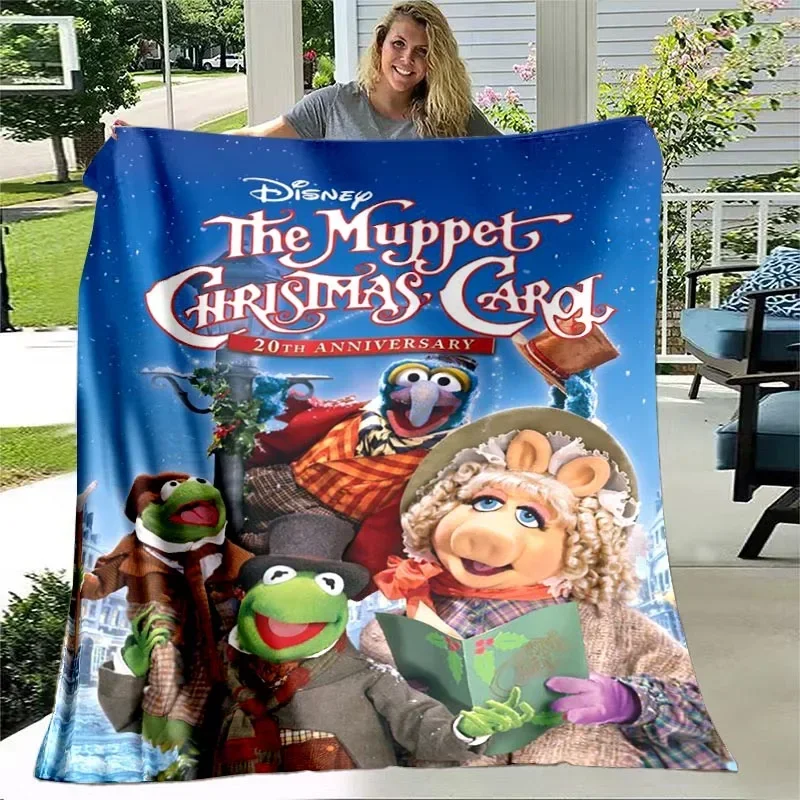 The Muppet Christmas Carol Blanket Vacation Santa Plush Warm UltraSoft FlannelFleece Throw Blanket For Sofa Bedspread Cover Gift