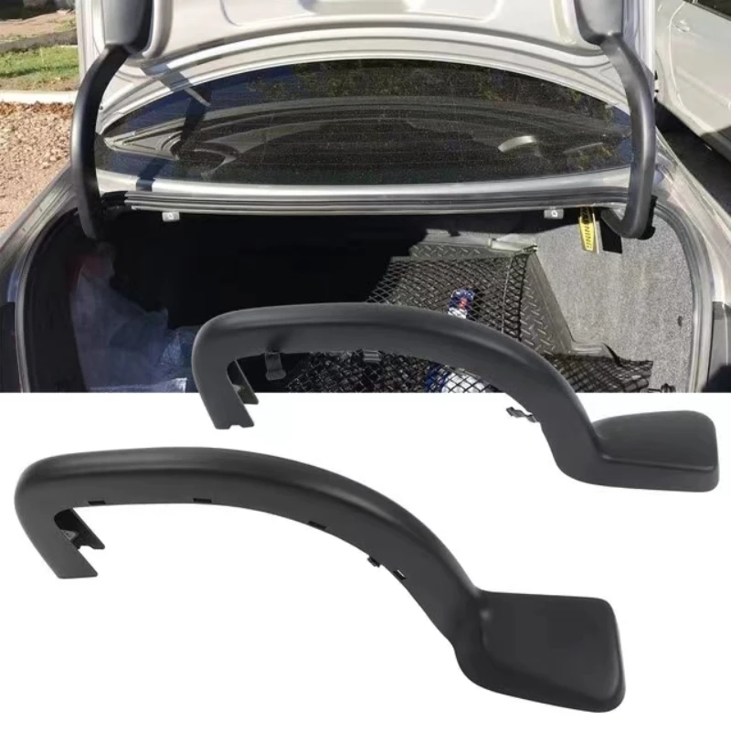 One Pair Car Tailgate Lid Hinge Covers 5C6877363 Black Plastic Replacement for Syncro 2011-2014 for MK6 2012-2018