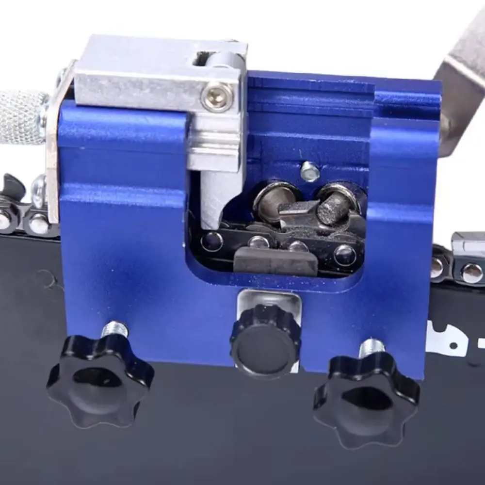 Portable Hand-cranked Chain Grinder Quick Sharpening for Chain Saws Hand Chain Sharpener Chain Clamp Chain Grinder