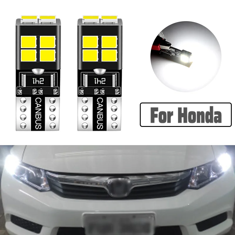 

2 шт. светодиодный габаритный фонарь для парковки W5W T10 194 для Honda Accord 9 Civic 6 7 8 CRV 1 2 3 Fit 4 FR-V HRV Insight Legend S2000
