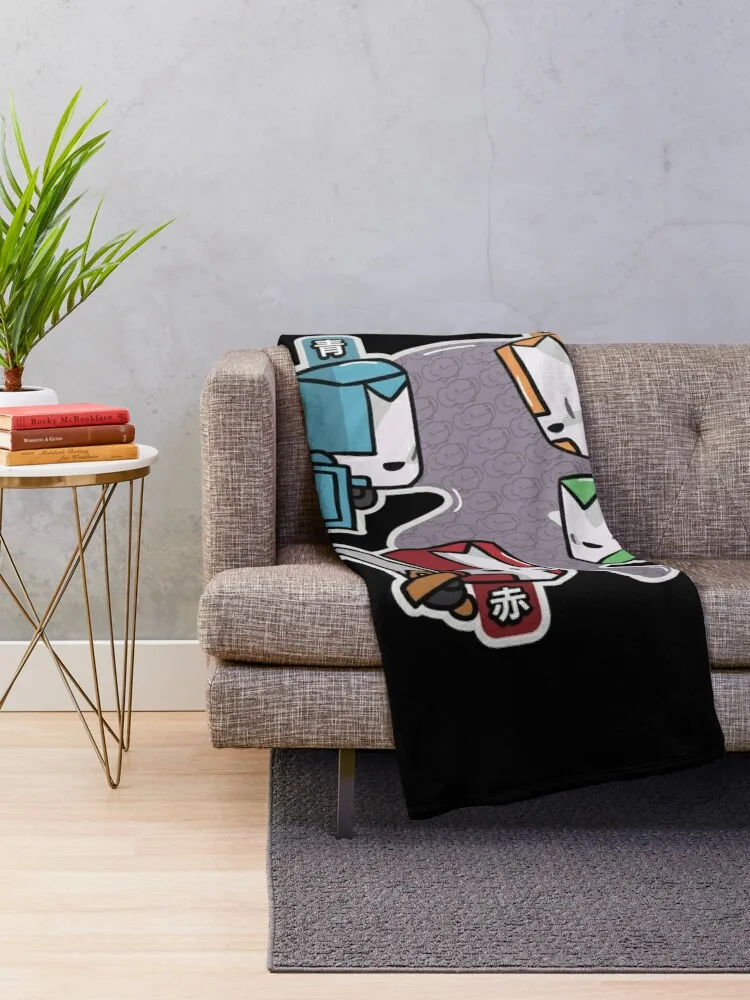 Castle Crashers Knights Throw Blanket Polar for winter Blankets For Bed Luxury Brand Blankets